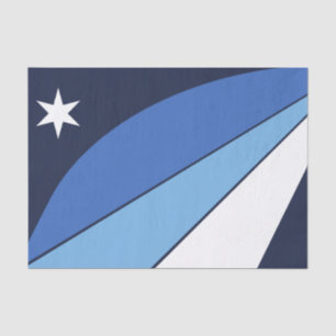 Seda Papel de tejido patriótico con bandera de Columbia