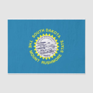 Seda Papel de tejido patriótico con bandera de Dakota d