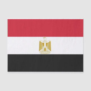 Seda Papel de tejido patriótico con bandera de Egipto