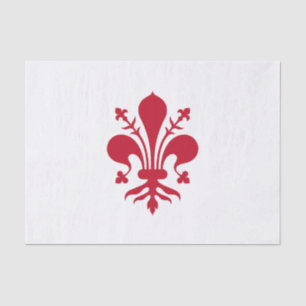 Seda Papel de tejido patriótico con bandera de Florenci