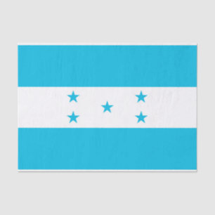 Seda Papel de tejido patriótico con bandera de Honduras