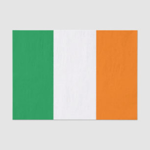 Seda Papel de tejido patriótico con bandera de Irlanda