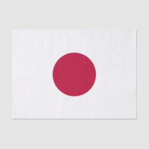 Seda Papel de tejido patriótico con bandera de Japón