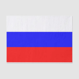 Seda Papel de tejido patriótico con bandera de Rusia