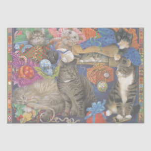 SEDA PAPEL DE TEJIDO PINTADO CAT