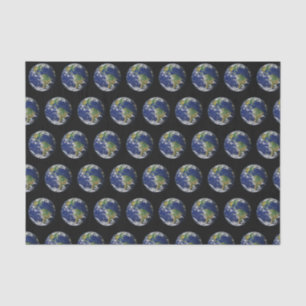 Seda Papel de Tejido Planeta Tierra - HAMbWG