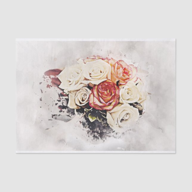 Seda papel de tejido ramo (Anverso)