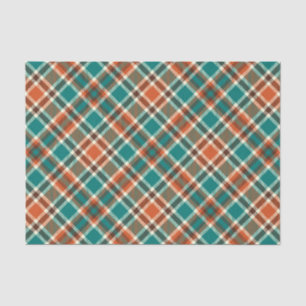 Seda Papel de tejido revestido de Naranja verde vintage