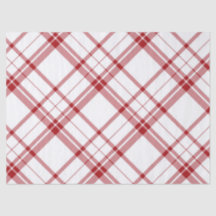 Papel De Tejido Rojo Y Blanco