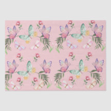 Papel de tejido rosa