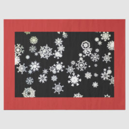Seda Papel de Tejido SNOWFLAKES