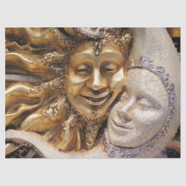 Seda papel de tejido solar y lunar (Anverso)