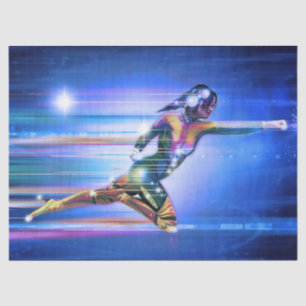 Seda papel de tejido superhéroe