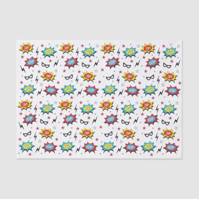 Seda Papel de tejido superhéroe (Anverso)