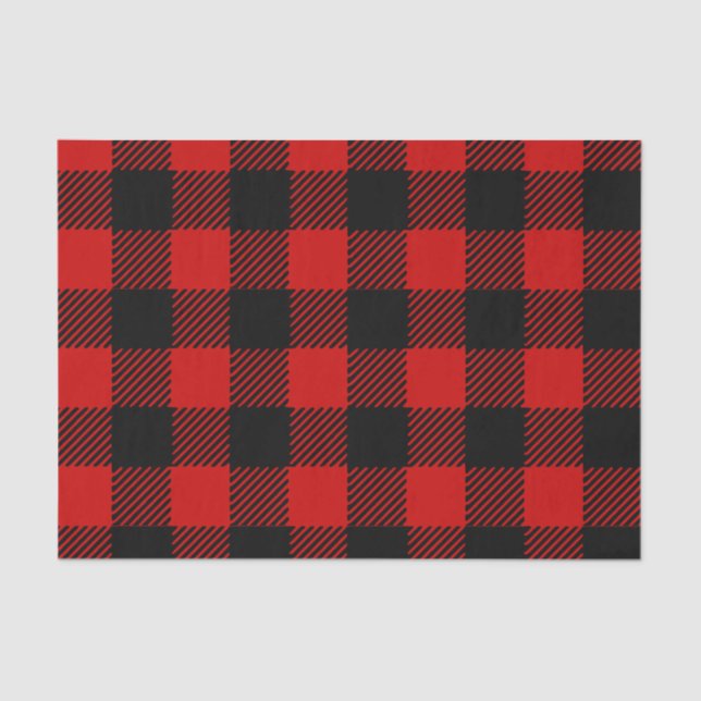 Seda Papel de tejido trenzado de búfalo rojo (Anverso)