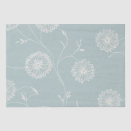 Seda Papel de tejido verde con una floral intrincada