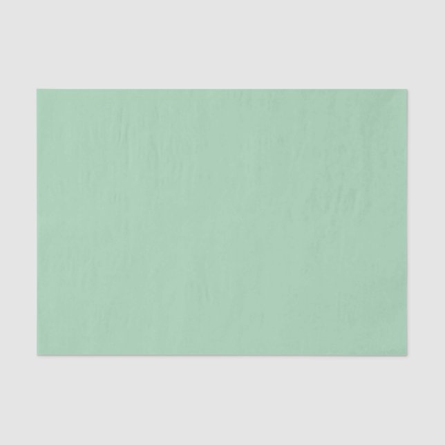 Seda Papel De Tejido Verde Mint (Anverso)