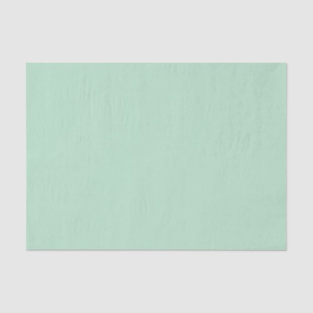 Seda Papel de Tejido Verde Mint - Elegante Ajuste de re (Anverso)