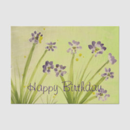 Seda Papel De Tejido Verde Y Morado Lime De bonito