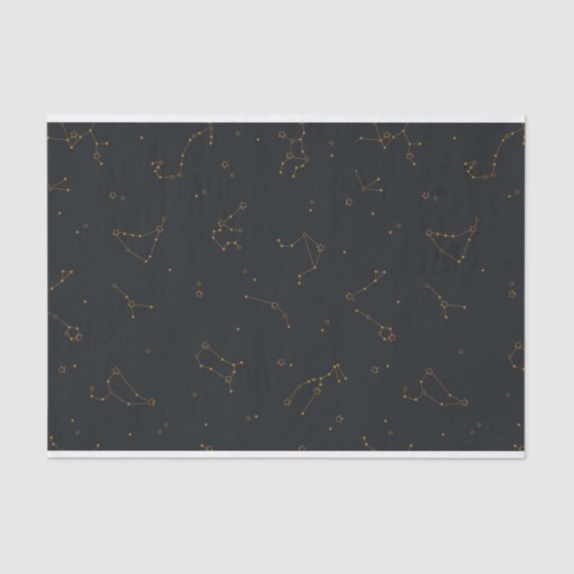 Seda Papel de tejido zodiaco (Anverso)