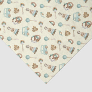 Seda Papel de tejidos (3) Juguetes de época Fondo amari