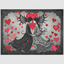 Seda Papel de tejidos abstracto romántico