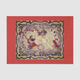 Seda Papel de tejidos ANGEL VINTAGE DE personalizable