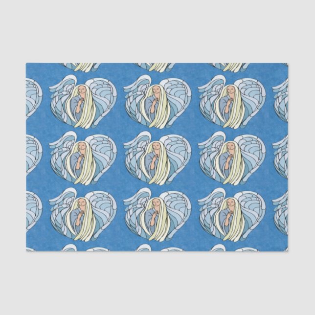 Seda Papel de tejidos angélicos (Anverso)