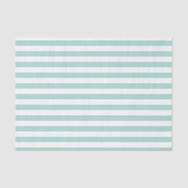 Seda Papel de tejidos Aqua Stripes (Anverso)