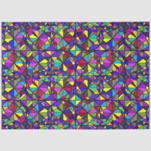 Seda Papel de tejidos - Aspecto de vidrio manchado - HA