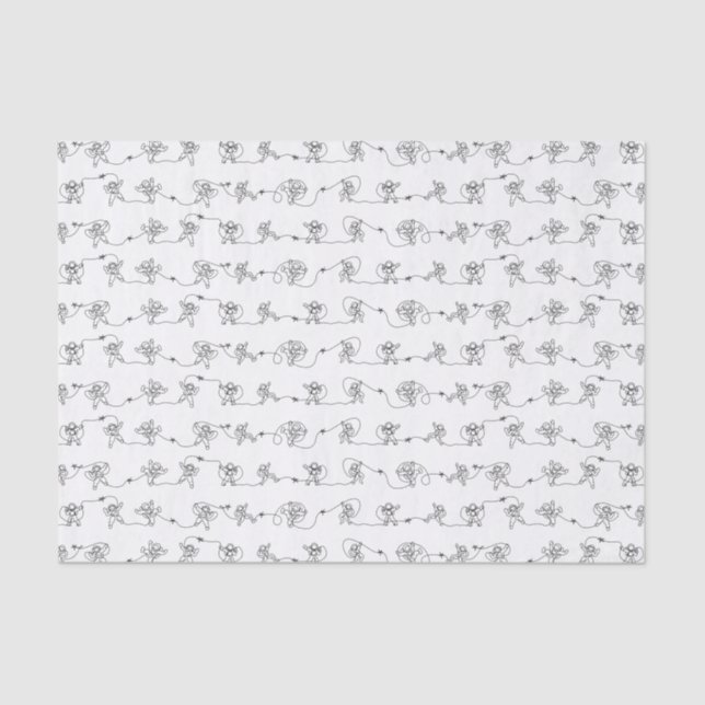 Seda Papel de tejidos astronautas (Anverso)