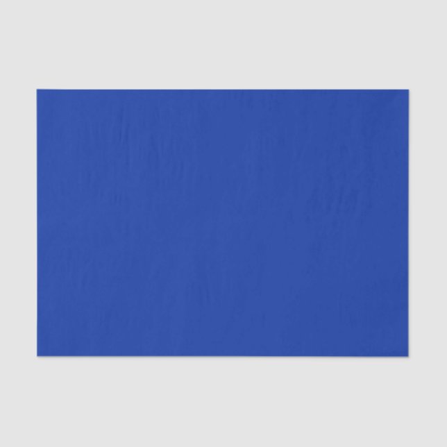 Seda Papel de tejidos azul Vivid Cobalt (Anverso)