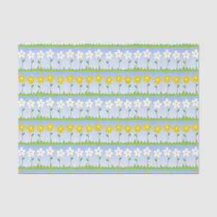 Seda Papel de tejidos blanco y amarillo