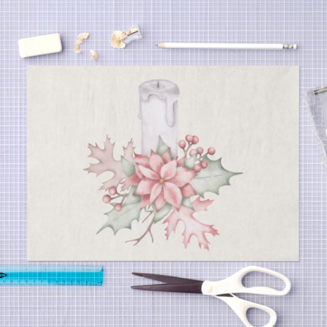 Seda Papel de tejidos C clásico de vacaciones (Artesanía)