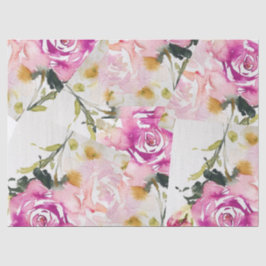 Seda Papel de tejidos - Collage de colores rosados de r