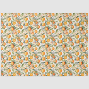 Seda Papel de tejidos con burbujas de naranja