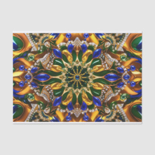 Seda Papel de tejidos con diseño de colores brasileños