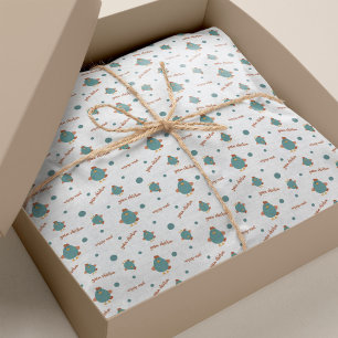 Seda Papel de tejidos con estampado de pollo de Yarn ve