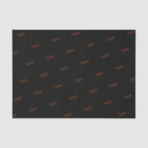 Papel de tejidos con nombre problemático (negro y 