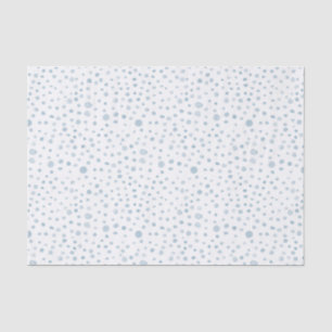 Seda Papel de tejidos con puntos de color de agua Sky C