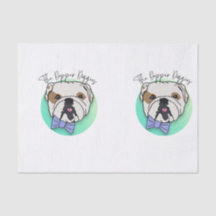 Papel de tejidos Dapper Doggies