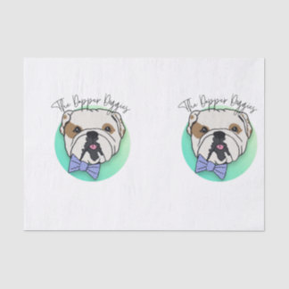 Seda Papel de tejidos Dapper Doggies