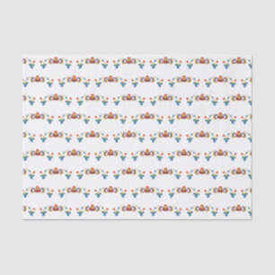 Seda Papel de tejidos de 10 lb Rosemaling noruego
