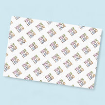 Papel de tejidos de 18 lb con logotipo de la empre