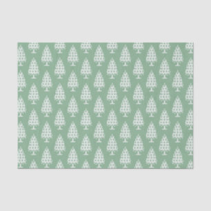 Seda Papel de tejidos de árbol de navidad de Winter Kni