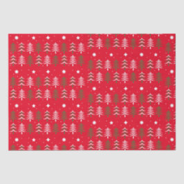 Seda Papel de tejidos de árboles de Navidad