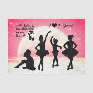 Seda Papel de tejidos de ballet