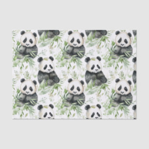 Seda Papel de tejidos de bambú panda