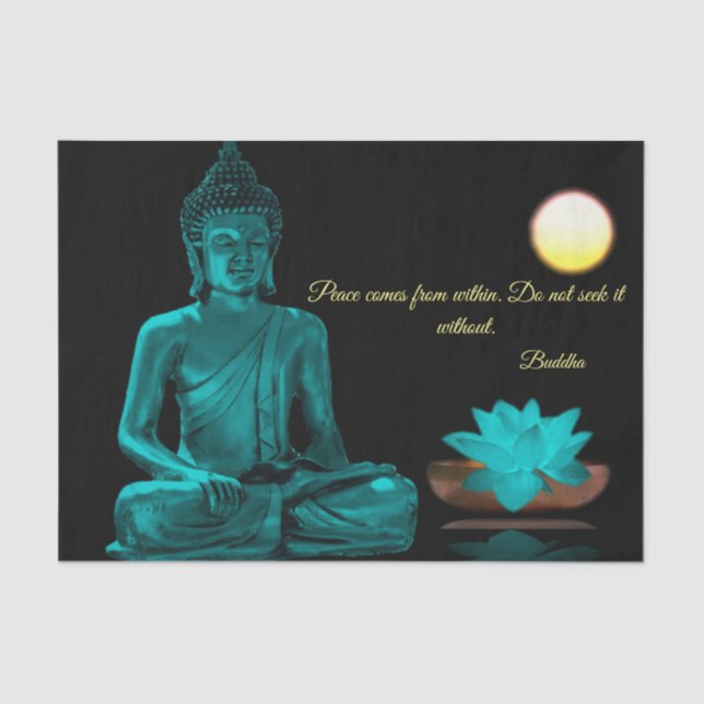 Seda Papel de tejidos de Buda (Anverso)