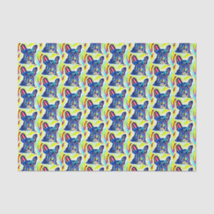 Seda Papel de tejidos de Bulldog francés